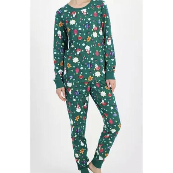 Holiday Lane Other - Brand New Holiday Lane Kid's Size 14 Green Ornament 2 Set Pajama Set Lounge